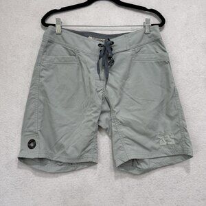 Immersion Research Board Shorts Womens 6 Gray Nylon Swim Surf Quick Dry Pockets